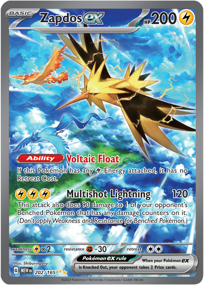 Zapdos Special Illustration Rare Pokemon 151