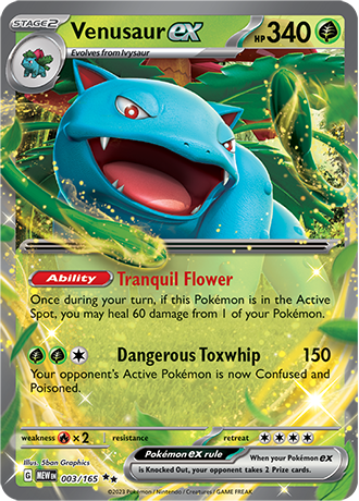 A família alada de Kanto e muitas outras cartas reveladas em Pokémon Card  151!