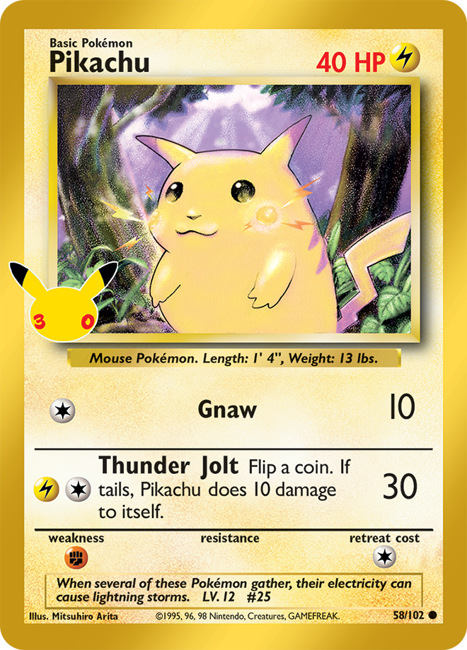 Pikachu — 58/102