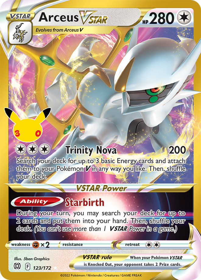 Arceus VSTAR — 123/172
