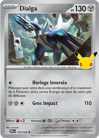 Dialga 103/128 ME05.5 Rare Pokémon