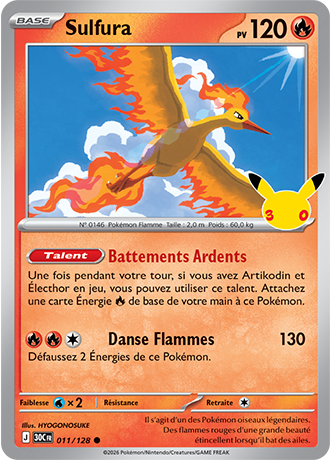 Sulfura 11/128 ME05.5 Commune Pokémon