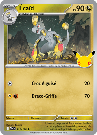 Écaïd 111/128 ME05.5 Commune Pokémon