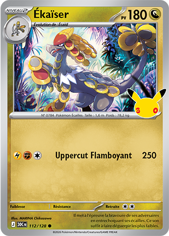 Ékaïser 112/128 ME05.5 Commune Pokémon