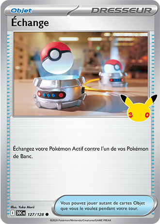 Échange 127/128 ME05.5 Commune Pokémon