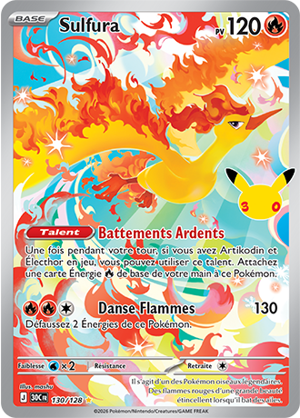 Sulfura 130/128 ME05.5 Illustration Rare Pokémon