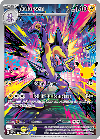Salarsen 134/128 ME05.5 Illustration Rare Pokémon