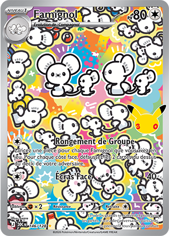 Famignol 146/128 ME05.5 Illustration Rare Pokémon