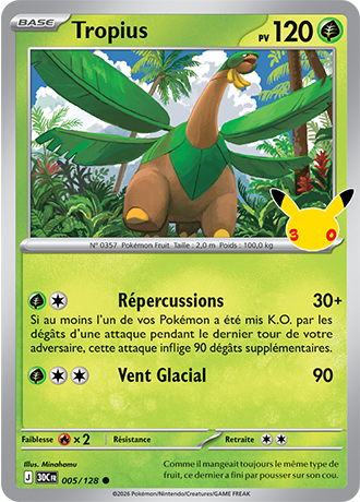 Tropius 5/128 ME05.5 Commune Pokémon