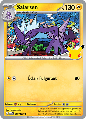 Salarsen 59/128 ME05.5 Commune Pokémon