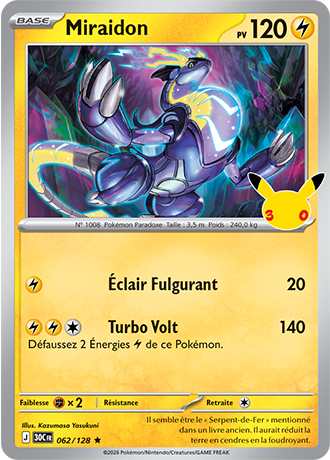 Miraidon 62/128 ME05.5 Rare Pokémon