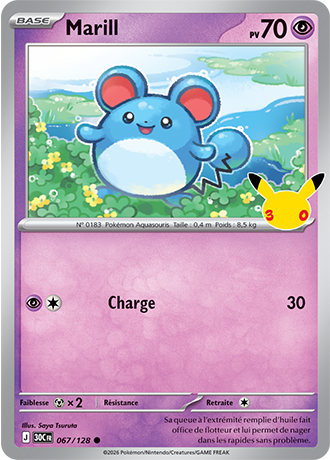 Marill 67/128 ME05.5 Commune Pokémon