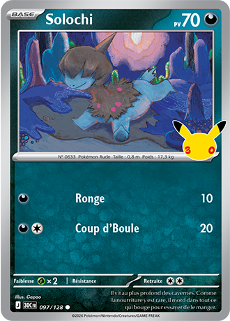 Solochi 97/128 ME05.5 Commune Pokémon
