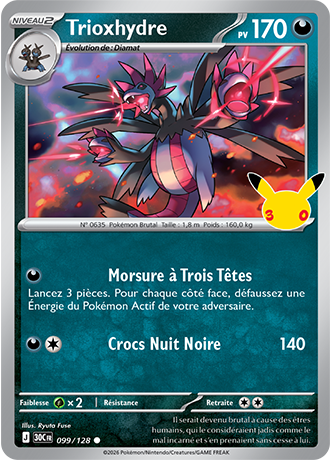 Trioxhydre 99/128 ME05.5 Commune Pokémon