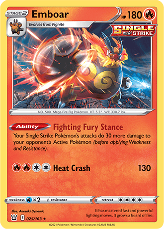 OFFICIAL Pokémon trading card Onix 068/163 Sword & Shield 5 Battle Styles