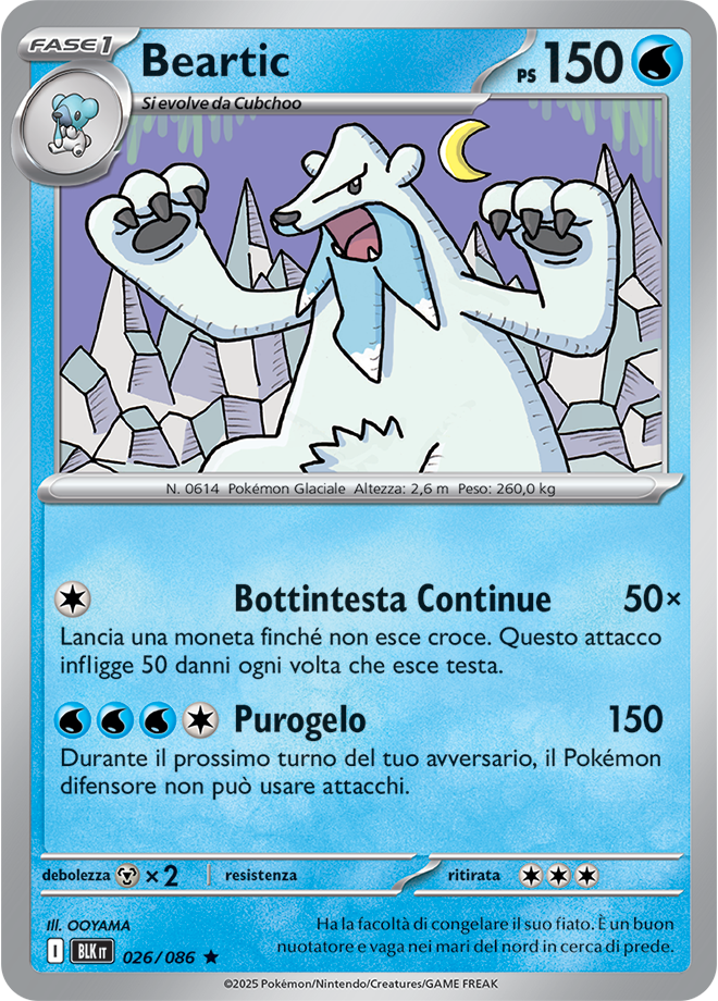Myboost – Coffret 10 Cartes Pokémon Italiennes – Pangoro Reverse 093/142, Scarlet & Violet 7 Corona Astrale, Cartes Officielles Sans Doubles