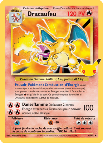 Pokemon - Pokémon - Portfolio 25ème anniversaire - Jeu de société - Jeu de  Cartes à Collectionner - Carte à collectionner - Rue du Commerce