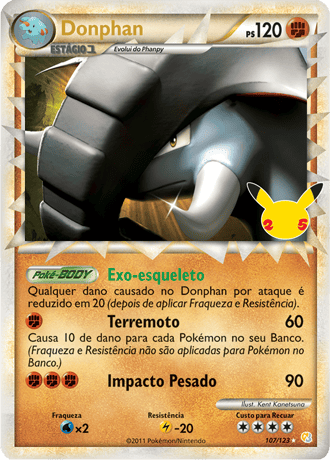 Carta Pokémon Mew Holográfico Lendário Celebrações 25 Anos