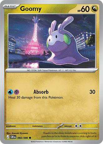 Goomy 066/086 card from ME04: Chaos Rising