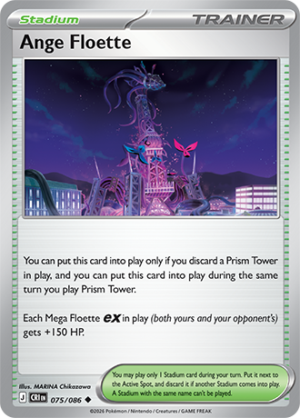 Ange Floette 075/086 card from ME04: Chaos Rising