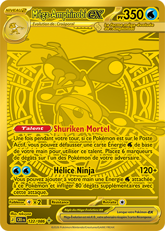 Carte française Méga-Amphinobi-ex, ME04 Chaos Ascendant, 122/086