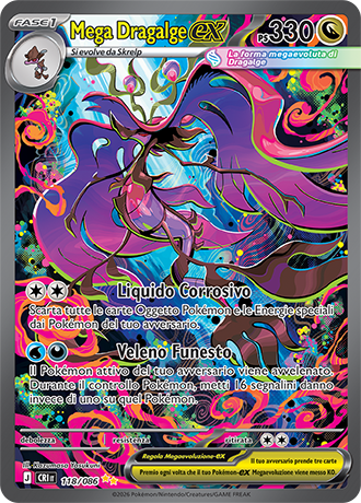 Mega Dragalge ex - Megaevoluzione Caos Nascente