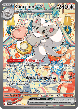 Cinccino ex - Megaevoluzione Caos Nascente
