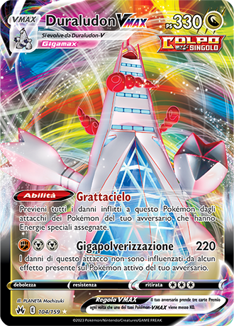 NUOVO SET ZAMAZENTA ZACIAN V ASTRO 096 099 /159 Italiano POKEMON Zenit  Regale