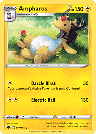 Card Galarian Sirfetch'd 98/189 da coleção Darkness Ablaze