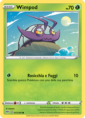 Immagini delle carte  Spada e Scudo - Voltaggio Sfolgorante del GCC Pokémon