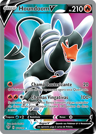 Carta Pokémon Charizard V Full Art Espada E Escudo