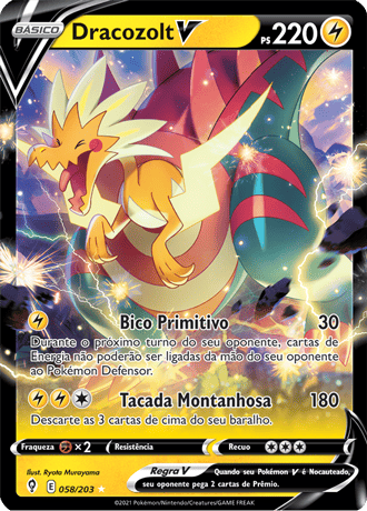 Emolga Carta Eletrico pokemon tcg céus em evolução