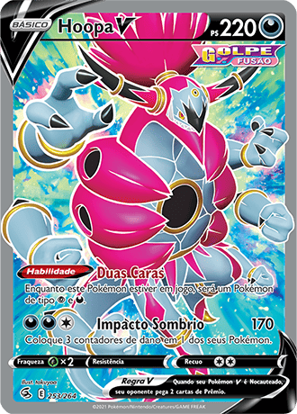 Carta Pokémon Genesect V Full Arte Coleção Golpe Fusão