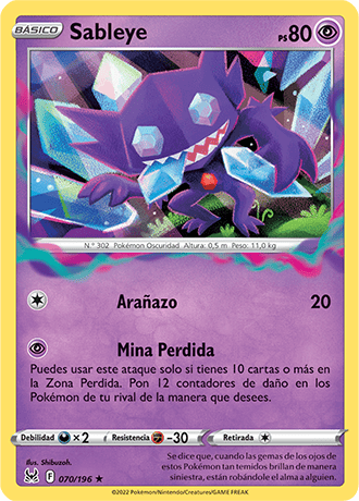 Cartas Pokemon Origen Perdido Español 20 Cartas