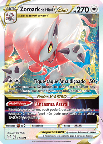 Carta Pokemon Giratina V-Astro (131/196) Origem Perdida EE11