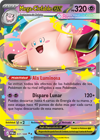 Pokémon Blíster Megaevolución-Equilibrio Perfecto: 3 Sobres + 1 Promoción Holográfica