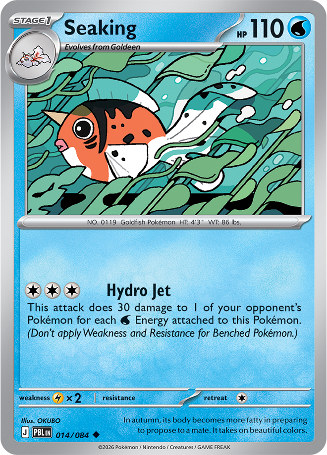 Seaking, card 014 of 084