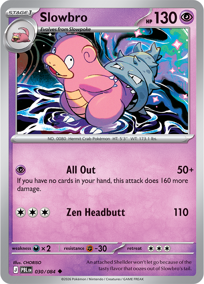 Slowbro, card 030 of 084