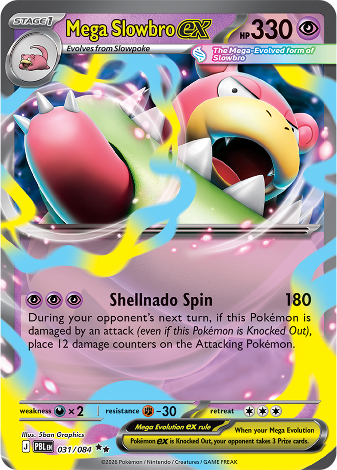 Mega Slowbro ex, card 031 of 084