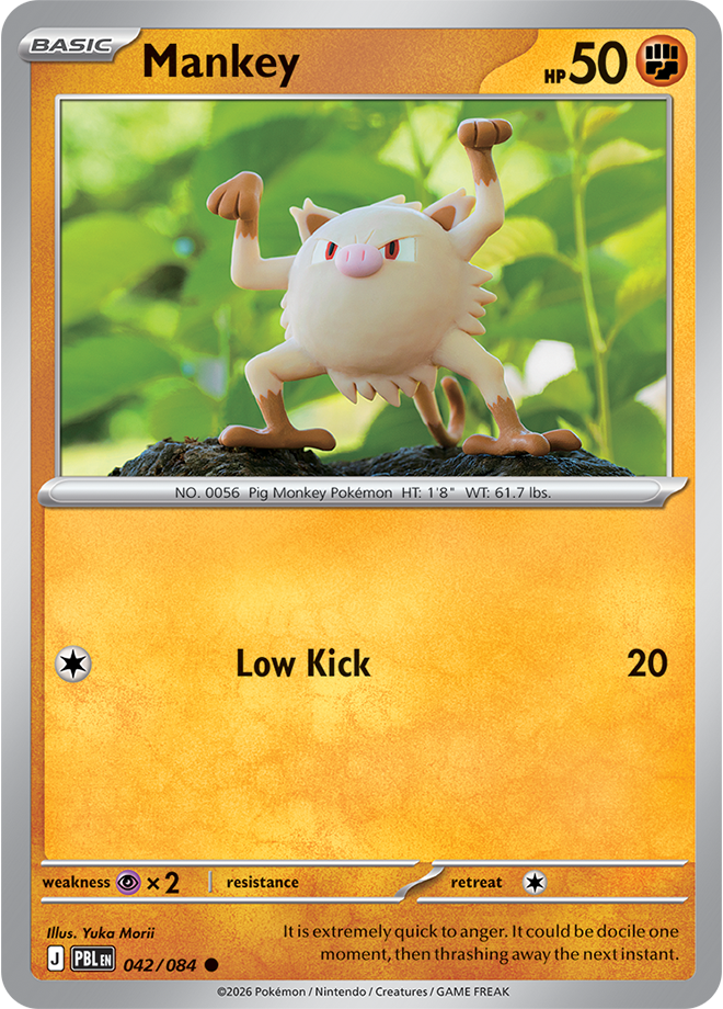 Mankey, card 042 of 084