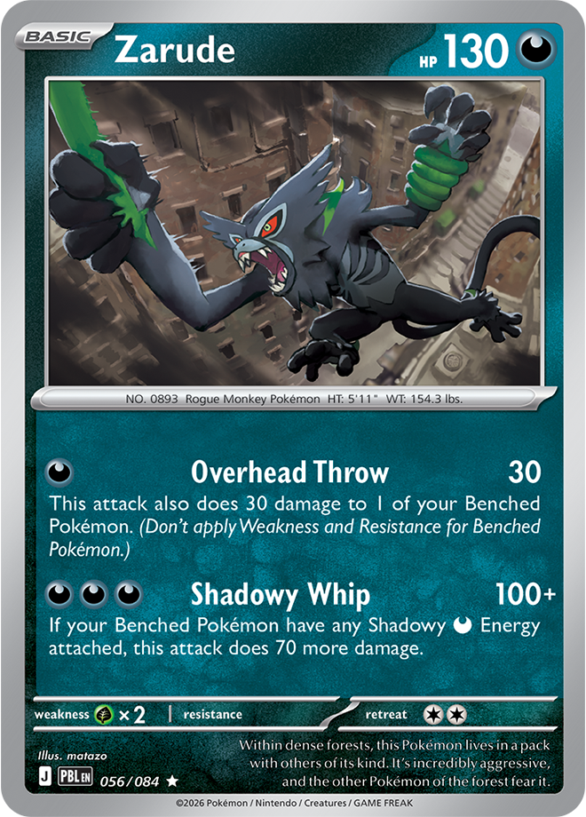 Zarude, card 056 of 084