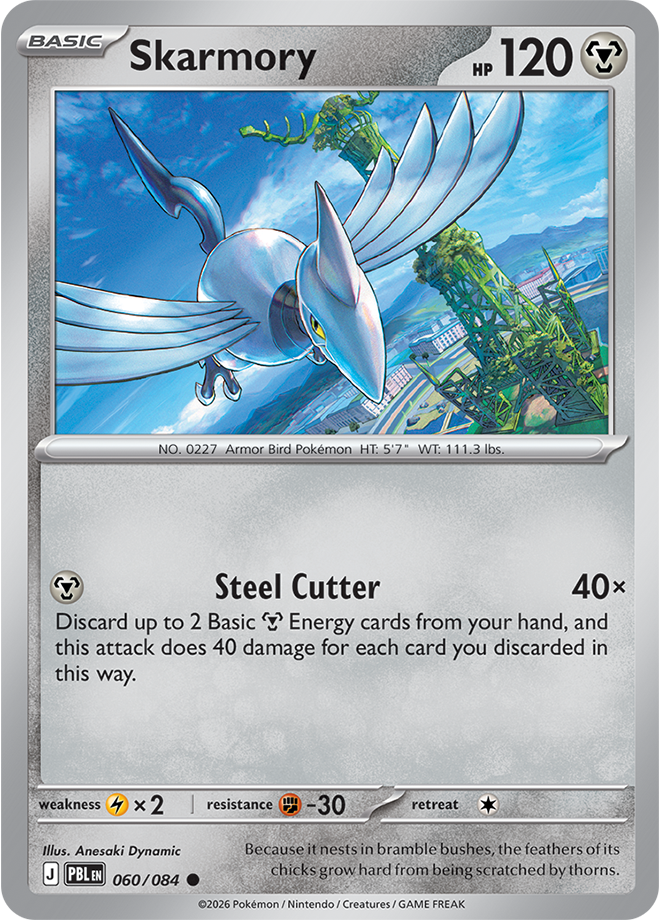 Skarmory, card 060 of 084