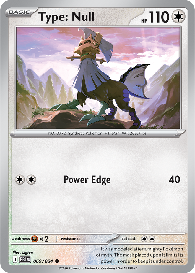 Type: Null, card 069 of 084
