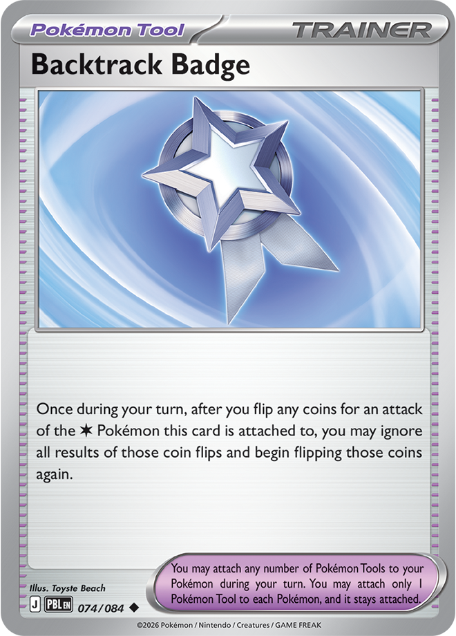 Backtrack Badge, card 074 of 084