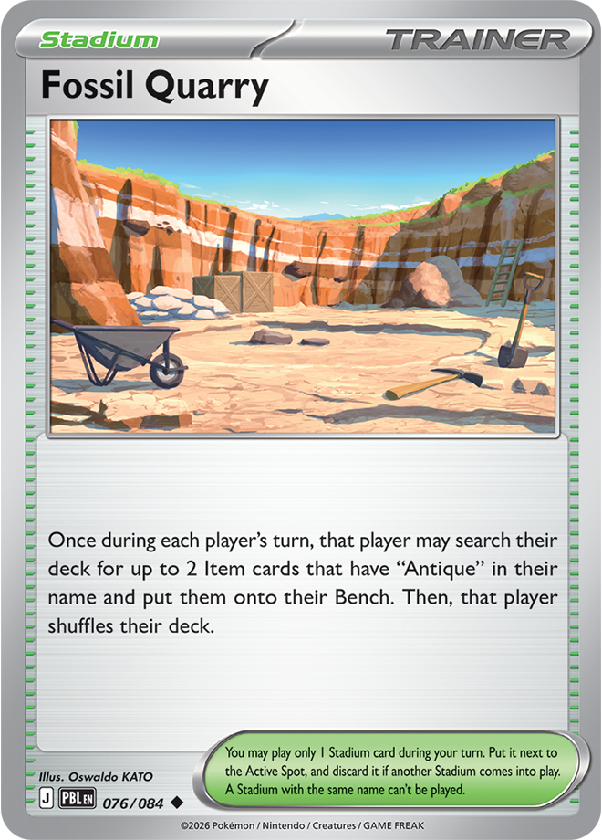 Fossil Quarry, card 076 of 084