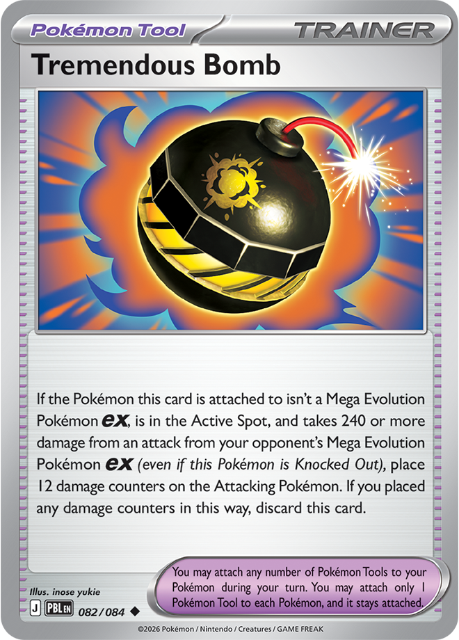 Tremendous Bomb, card 082 of 084