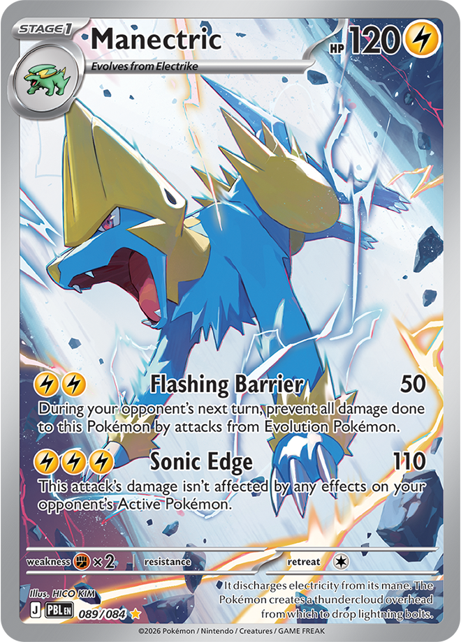 Manectric, card 089 of 084
