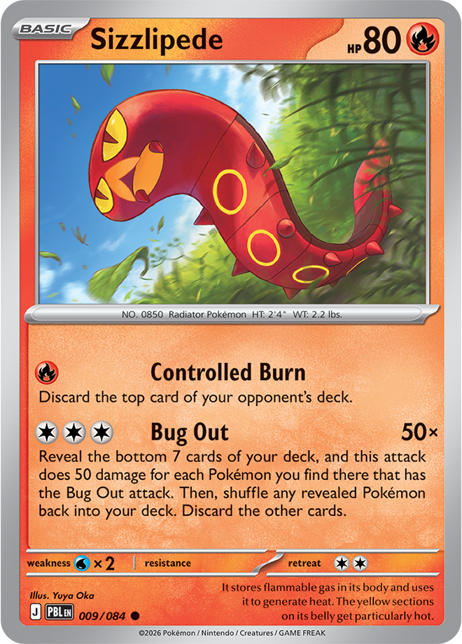 Sizzlipede, card 009 of 084