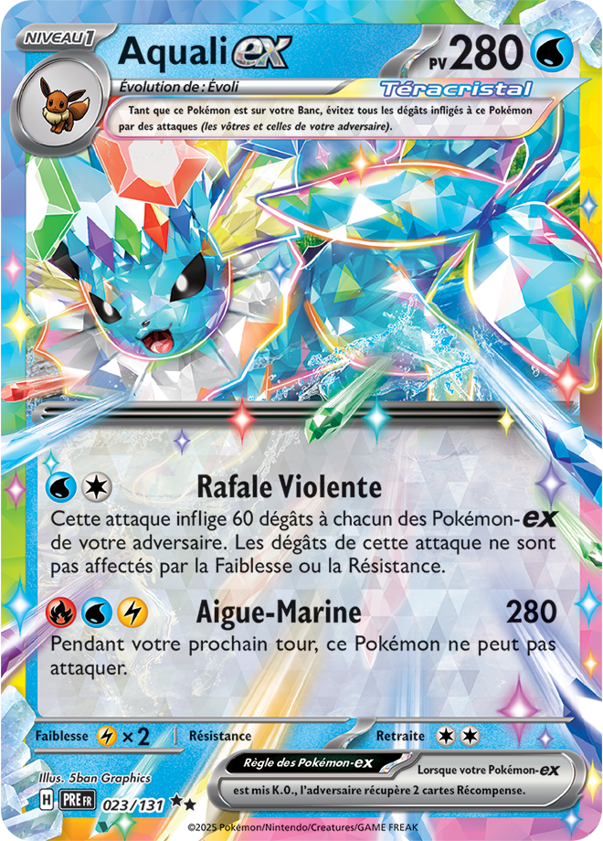 Coffret Pokémon – Givrali Ex Ultraboost – 10 Cartes Françaises, Écarlate Et Violet, Téracristal – Dès 3 Ans