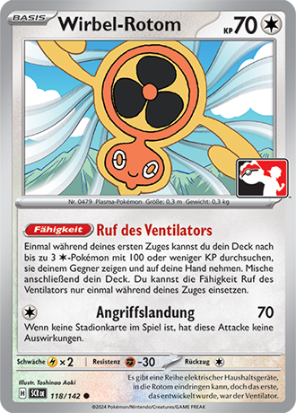 Pokémon-Sammelkartenspiel-Karte: Wirbel-Rotom